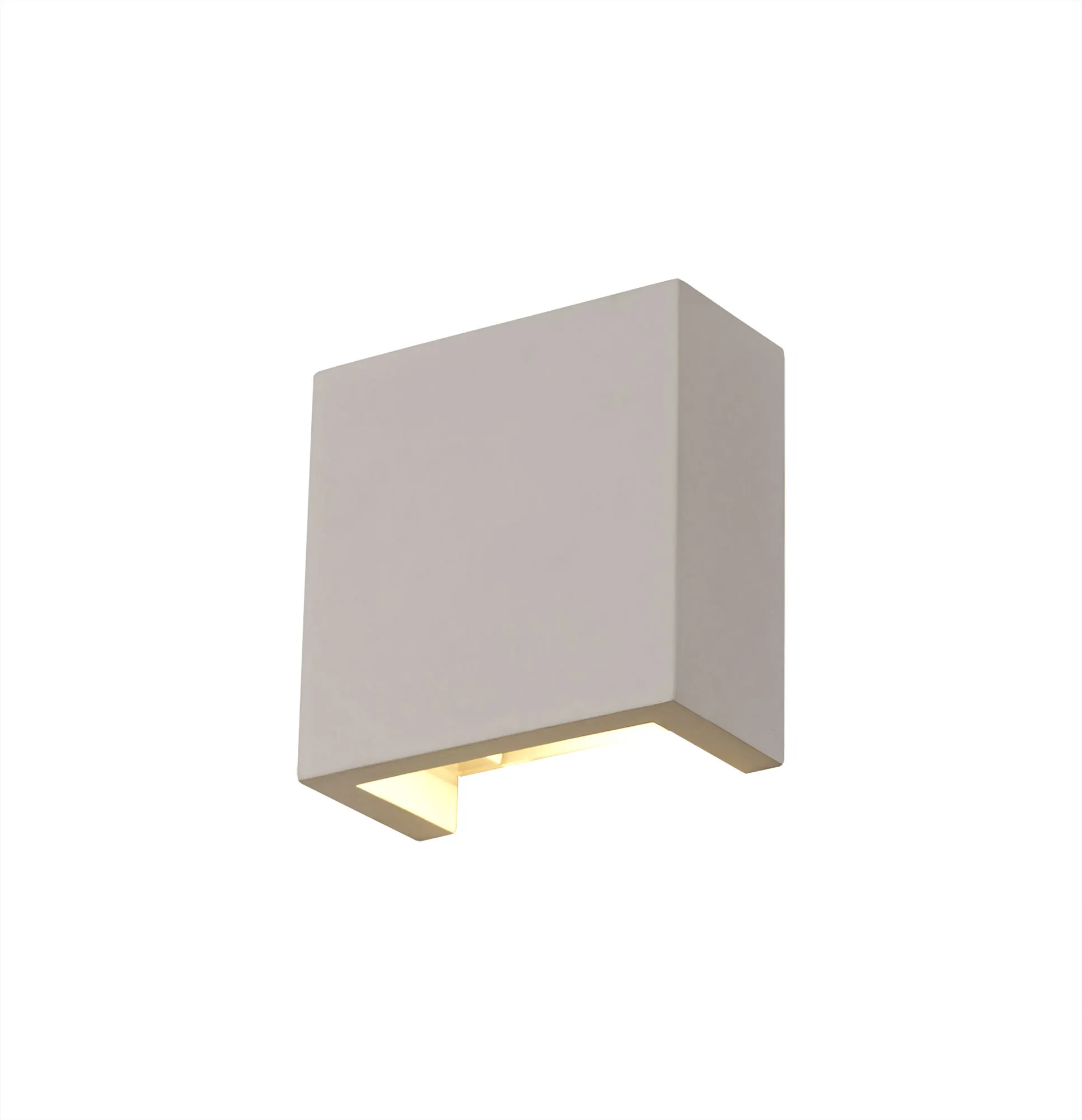 Alina Plaster Lights Deco Flush Wall Lights